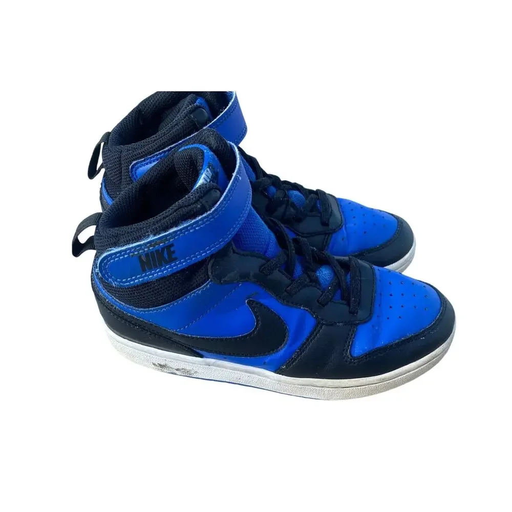 Youth Nike Hightop Sneakers - Blue/Black - Size 3Y